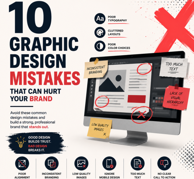 10 Graphic Design Mistakes That Can Hurt Your Brand
